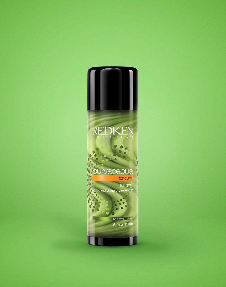 Curvaceous Full Swirl Curly Wavy Hair Cream Serum Curvaceous